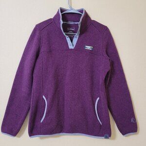 L.L.Bean Womens‎ Pullover Sweater S Reg 292726 Hiking Camping
